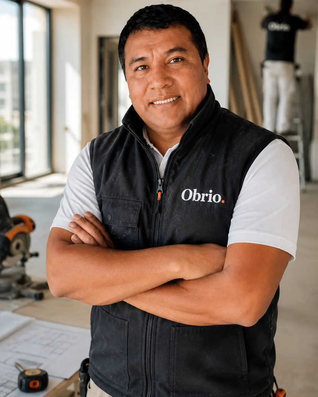 Gilber Fatama, fundador y jefe de obra de Obrio